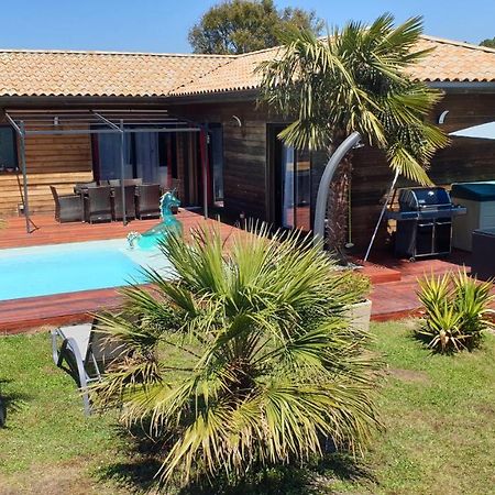 VILLA avec piscine chauffée Moliets-et-Maa Exterior foto
